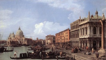 Landscapes Painting - The Molo Looking West Canaletto Venice